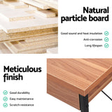 Artiss Computer Desk Drawer Storage Walnut 100cm
