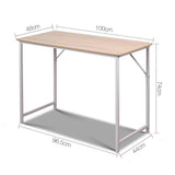 Artiss Computer Desk Oak 100cm