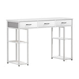 Artiss Computer Desk Drawer Shelves Study Table 120cm White