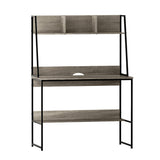 Artiss Computer Desk Bookshelf Storage Grey 100cm
