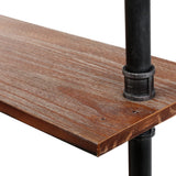 Artiss Floating DIY Pipe Shelf 6 Tiers - Ira