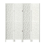 4 Panel Room Divider Screen 162x170cm - White