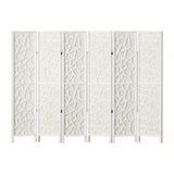 6 Panel Room Divider Screen 244x170cm - White