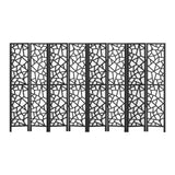 8 Panel Room Divider Screen 325x170cm - Black
