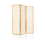 3 Panel Room Divider Screen 131x179cm - Natural