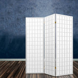3 Panel Room Divider Screen 131x179cm - White