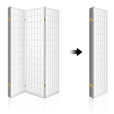6 Panel Room Divider Screen 261x179cm - White
