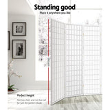 8 Panel Room Divider Screen 348x179cm - White