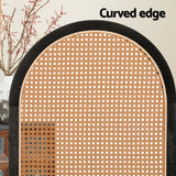 3 Panel Room Divider Screen 151x180cm Rattan - Brown
