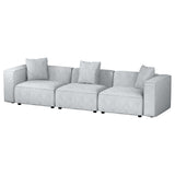 Mckenzie 3-Seater Modular Sofa Chaise Set - Grey