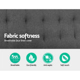 Miranda Single Seater Modular Sofa Bed Lounge - Dark Grey
