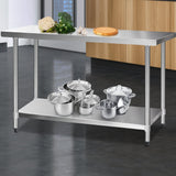 1524mmx610mm Commercial Stainless Steel Kitchen Bench