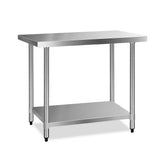 610x1219mm Commercial Stainless Steel Kitchen Bench