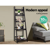 Artiss Bookshelf Corner Shelf 5 Tiers - Zane Coffee