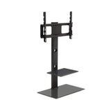 Floor TV Stand with Bracket Shelf Mount