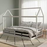 Topaz Bed & Mattress Package House Design - Grey Single