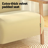 Micka Armchair Velvet - Yellow