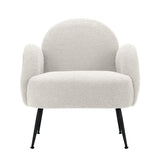 Mariana Bouclé Armchair - White