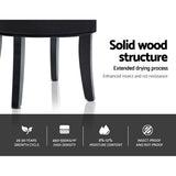 Velvet Vanity Stool Backrest Stools Dressing Table Chair Makeup Bedroom Black
