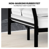 Maia Metal over Bunk Bed Frame - Matte Dark Grey Double