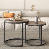 Iram Coffee Table Stack-Style Nesting - Wood