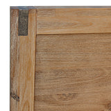 Allison Solid Wood Veneered Acacia Timber Slat Bed Frame - Oak King