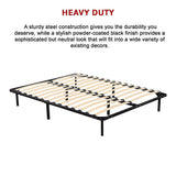 Eliana Metal Bed Frame - Black Queen
