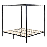 Lilian Four Poster Bed Frame - Black King