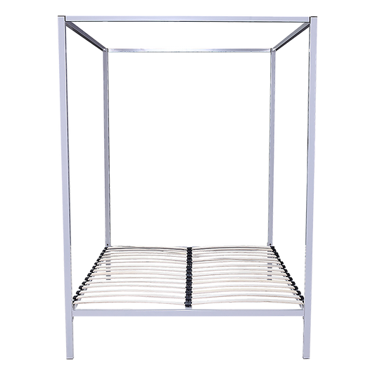 Lilian Four Poster Bed Frame - White Queen