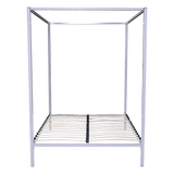 Lilian Four Poster Bed Frame - White Queen
