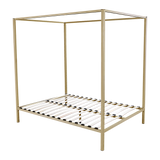 Lilian Four Poster Bed Frame - Gold Queen