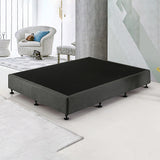 Frolic Ensemble Bed Base & Mattress Package with 34cm Mattress - Graphite King Single