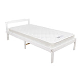 Gilly Wooden Bed Frame - White Single