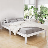 Sapphire Bed & Mattress Package no Drawers - White King Single