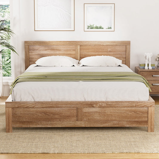 Odessa Bed Frame Wooden Acacia - Wood Double