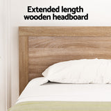 Odessa Bed Frame Wooden Acacia - Wood Queen