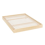 Lily Bed Frame Floating Wooden Base Platform - Timber Double