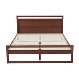 Ellie Bed Frame Wooden - Walnut Double