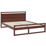 Datolite Bed & Mattress Package with 32cm Mattress - Walnut Double