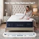 Hazel 34cm Thick Medium Firm Hybrid Mattress with Tencel Cooling Pocket Spring - Single