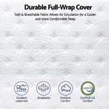 Hazel 34cm Thick Medium Firm Hybrid Mattress with Tencel Cooling Pocket Spring - Single