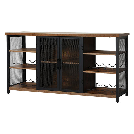 Bar Cabinet Buffet Sideboard - Walnut