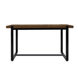 Dining Table Industrial Wooden Metal Kitchen Tables Cafe Restaurant 140Cm
