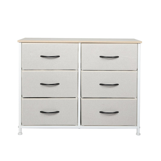 Levede Storage Cabinet Tower Chest Beige