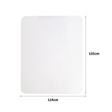 Tawnya 135x114 Chair Protector Mat Office Carpet Floor Home Room Computer Work