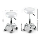 Bar Stools Swivel Salon Hairdressing Stool Barber Chairs Equipment Beauty White