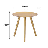 Icarus Side End Table Antique Storage Modern Furniture - Gold