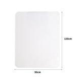 Esther 120x90 Home Office Chair Mat Room Computer Work Floor Protectors - Clear