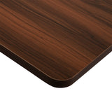 Levede Desktop For Motorised Adjustable Black 140x70cm Walnut