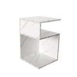 Murray Wooden Bedside Table Side Table Wood Nightstand Storage Cabinet Bedroom - White